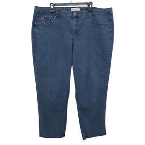 JMS Just My Size Straight Leg Jeans Womens Size 24W Short